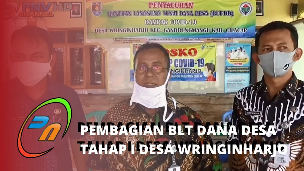 PEMBAGIAN BLT DANA DESA TAHAP I DESA WRINGINHARJO 