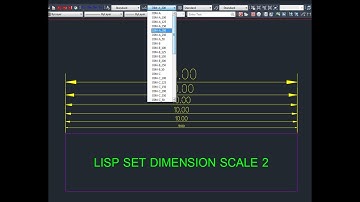 LISP SET DIMENSION SCALE 2