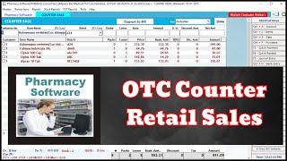 Counter Sales in Retail Pharmacy Store Management Software screenshot 1