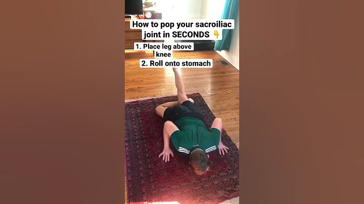 How to pop your sacroiliac joint in seconds