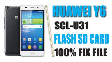 HUAWEI SCL-U31 Y6 HANG ON LOGO FIX SD CARD 1000%