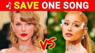 Celebrity Save One Song TAYLOR SWIFT vs ARIANA GRANDE 🔥🎵 Net Worth