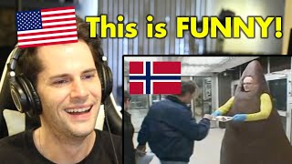 American Reacts to Hilarious Norwegian Commercials