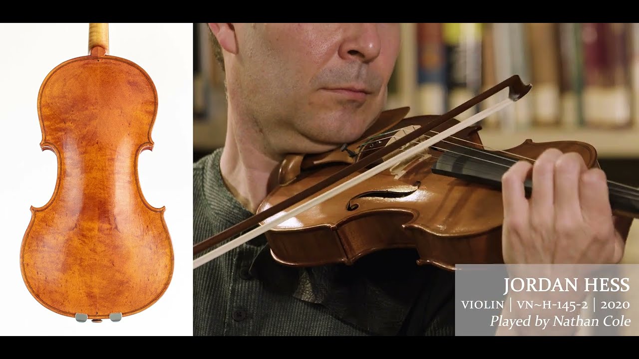Jordan Hess 2020 violin / Nathan Cole, violinist / at the Metzler