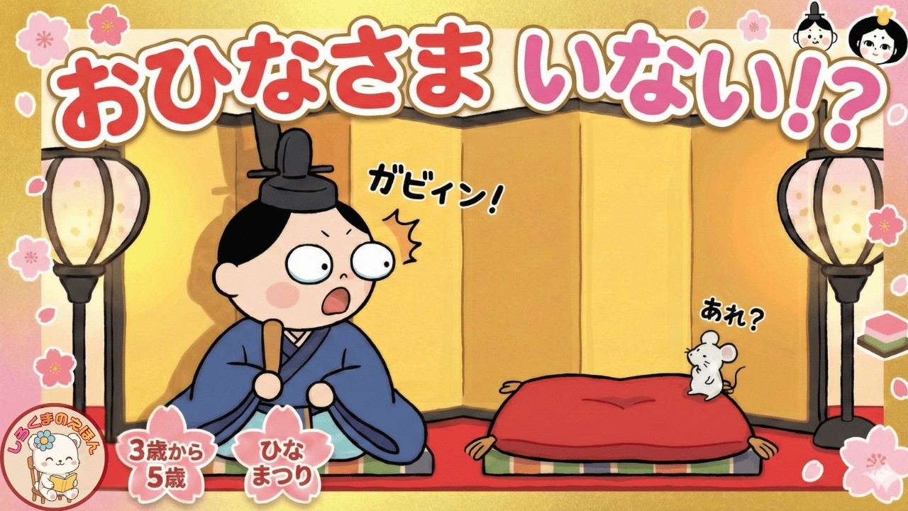 Picture book] The Missing Hina Doll!? (A story about Hinamatsuri
