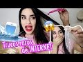 PROBANDO TRUCOS RAROS DE INTERNET / Kimberly Loaiza