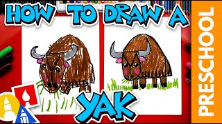 How To Draw A Yak  Letter Y  Preschool