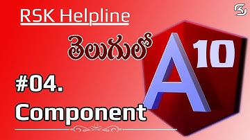 #Angular-10 in Telugu #04  Component-Angular-10 in Telugu || RSK Helpline