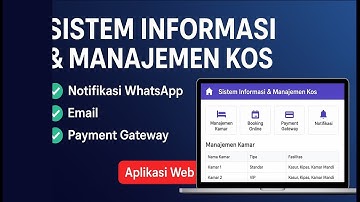 🔴🌟🌟🔴Aplikasi Sistem Informasi dan Manajemen Kos Menggunakan Laravel 12
