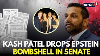 Live Trump Link Emerges In Epstein Files Kash Patel Plays Shocking Video Epstein Emails N18G