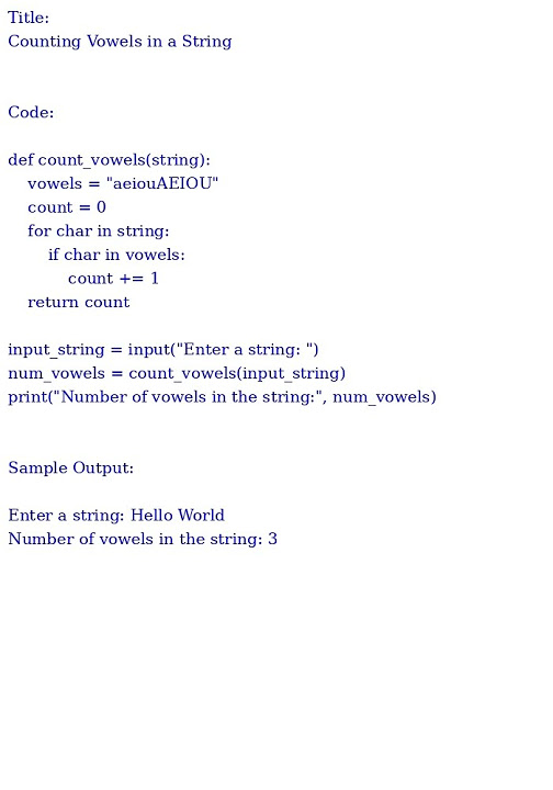 Counting Vowels in a String (Python) [datasciencecookie.com] - YouTube