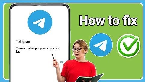 How To Fix Telegram Too Many Attempts Please Try Again Later (New Update 2025)Fix Telegram Too Many 