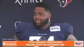Texans' Tytus Howard comfortable moving spots on offensive line