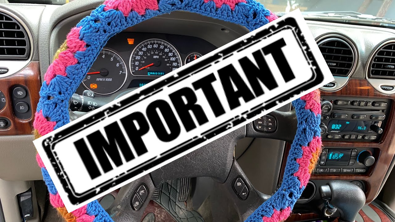 Cute Crochet Steering Wheel Covers for Women 14-15'' Sunflower