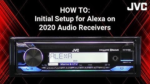 2020 JVC Audio Receivers – Alexa Setup