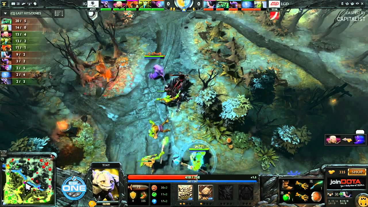 IG vs LGD.CN Game 4 - ESL One Chinese Grand Final - @DotaCapitalist @RyuUboruZDota
