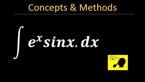 integrate e^xsinx  || Integral of e^x sinx  || How to integrate e^x sinx using Integration by Parts