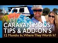 S2 E4 Caravan MODIFICATIONS, TIPS &amp; ADD-ONS | 12 Months In, Where They Worth It | LBW Adventures