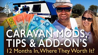 S2 E4 Caravan MODIFICATIONS, TIPS & ADDONS | 12 Months In, Where They Worth It | LBW Adventures