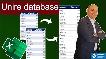 EM201 Tre metodi per unire DataBase con Power Query, VBA e formule (Remake live 28/05/2021)