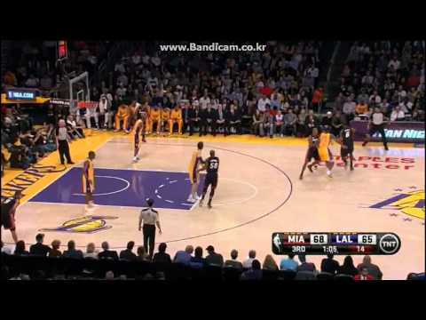 LeBron James (39Pts) Dwyane Wade (27Pts) vs Lakers (2013.01.17)