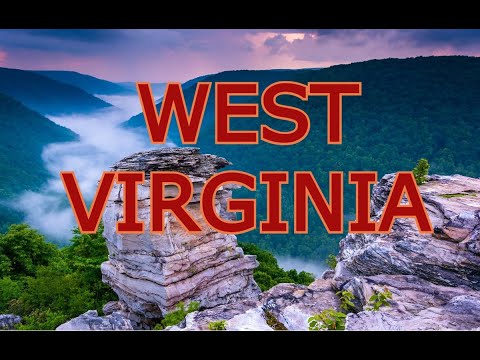 map of West Virginia