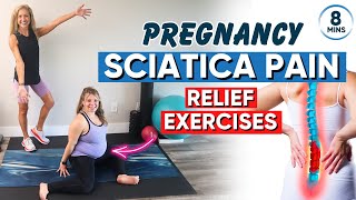Pregnancy Sciatica Pain Relief Exercises (FOLLOW ALONG 10 MIN)