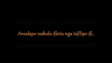 Muzo AKA Alphonso - Mwamutanine Kumo na Menshi  ||  Scrolling Lyrics