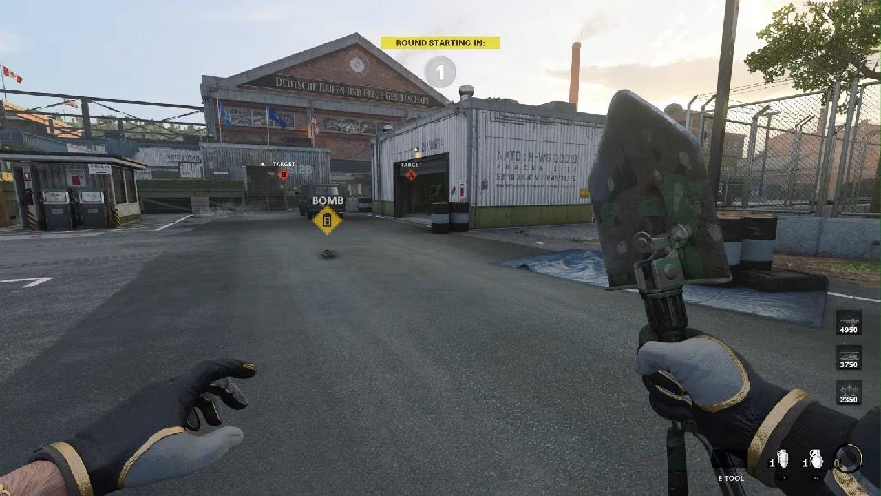 Trying rush routes on Garrison 