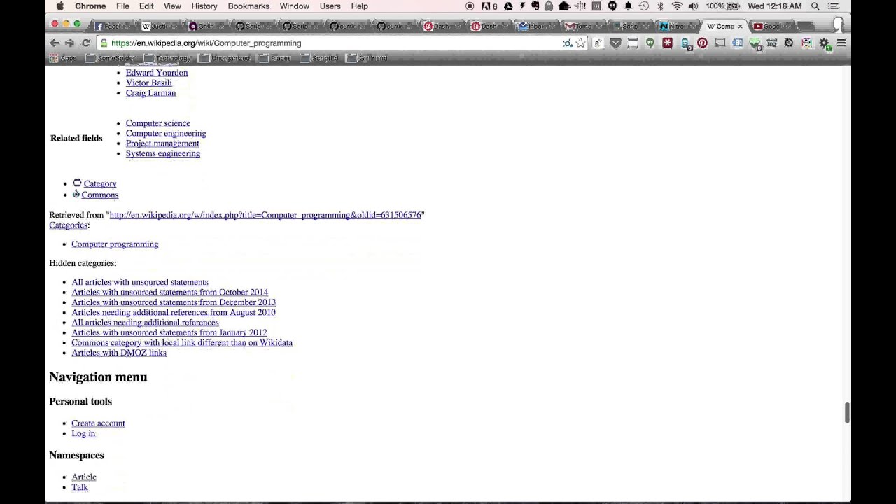 wikipedia no css - YouTube