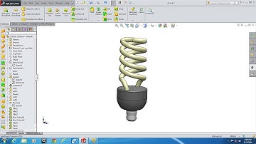 Solidworks CFL bulb