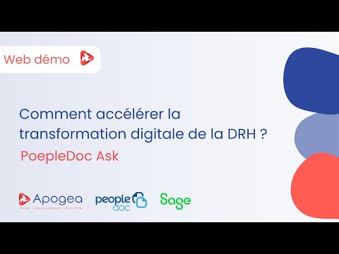 WEB DÉMO | PeopleDoc Ask | Comment accélérer la transformation digitale de la DRH ?