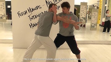 PUSH HANDS NO LIMIT - Arm drag - double hand push