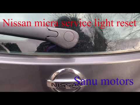 Nissan micra service light- How to reset service light on Nissan micra