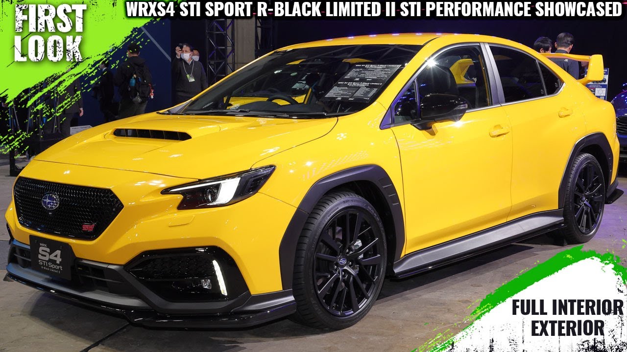 Subaru WRX S4 STI Sport R-Black Limited II STI Performance Showcased @ Tokyo Auto Salon 2026
