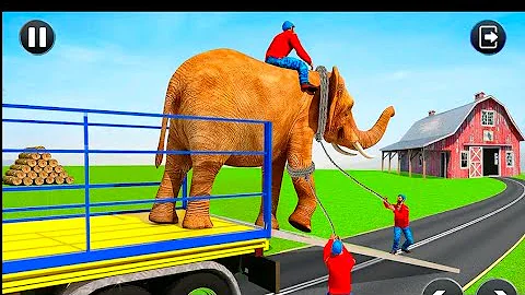 Animal Rescue Trucks for Kids | Elephant Zoo Construction @kidsGamer269