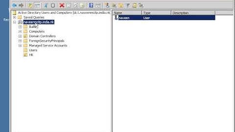 Create New User Account and move the User into the OU in Windows Server 2008 R2