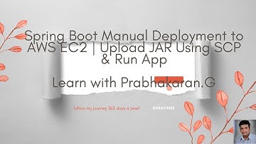 Deploy Spring Boot App on AWS EC2 | Manual JAR Upload Step-by-Step