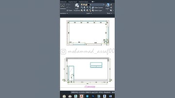 How to make a section quickly .. #autocad #explore #cad #reels #design #caddesigner