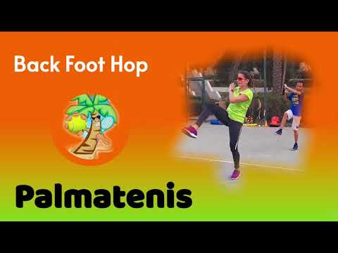 Back Foot Hop - Progression of Exercises to learn and improve this Tennis Footwork #tenni#te