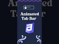responsive tab bar | with source code | #maddybhai #maddycoder #shorts #viral