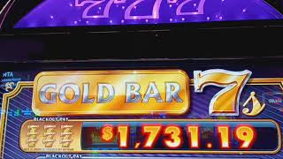 On the Hunt for a jackpot playing Gold Bar 7's slot machine! screenshot 5