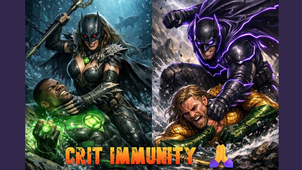 Forgot about Batman's crit immunity | Rise of Krypton | Injustice 2 Mobile