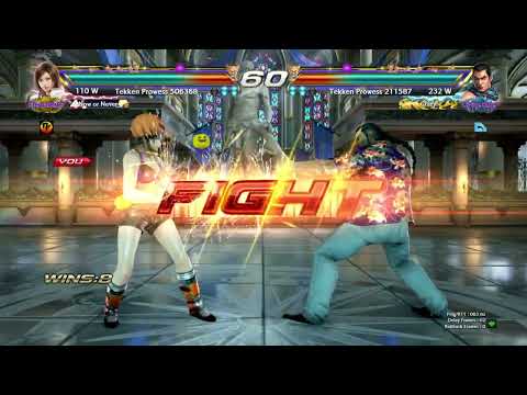Laggy Fake 5 Bar Divine Ruler Feng Ends Eternal Ruler Asuka's 9 Win Streak PS4 Version 5 Tekken 7