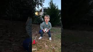 How to Teach a Toddler to Kick a Soccer Ball