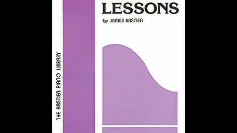 Bastien Piano Lessons Level 1, 