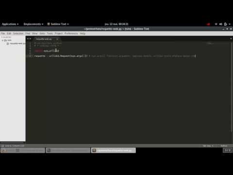 tuto python requette web