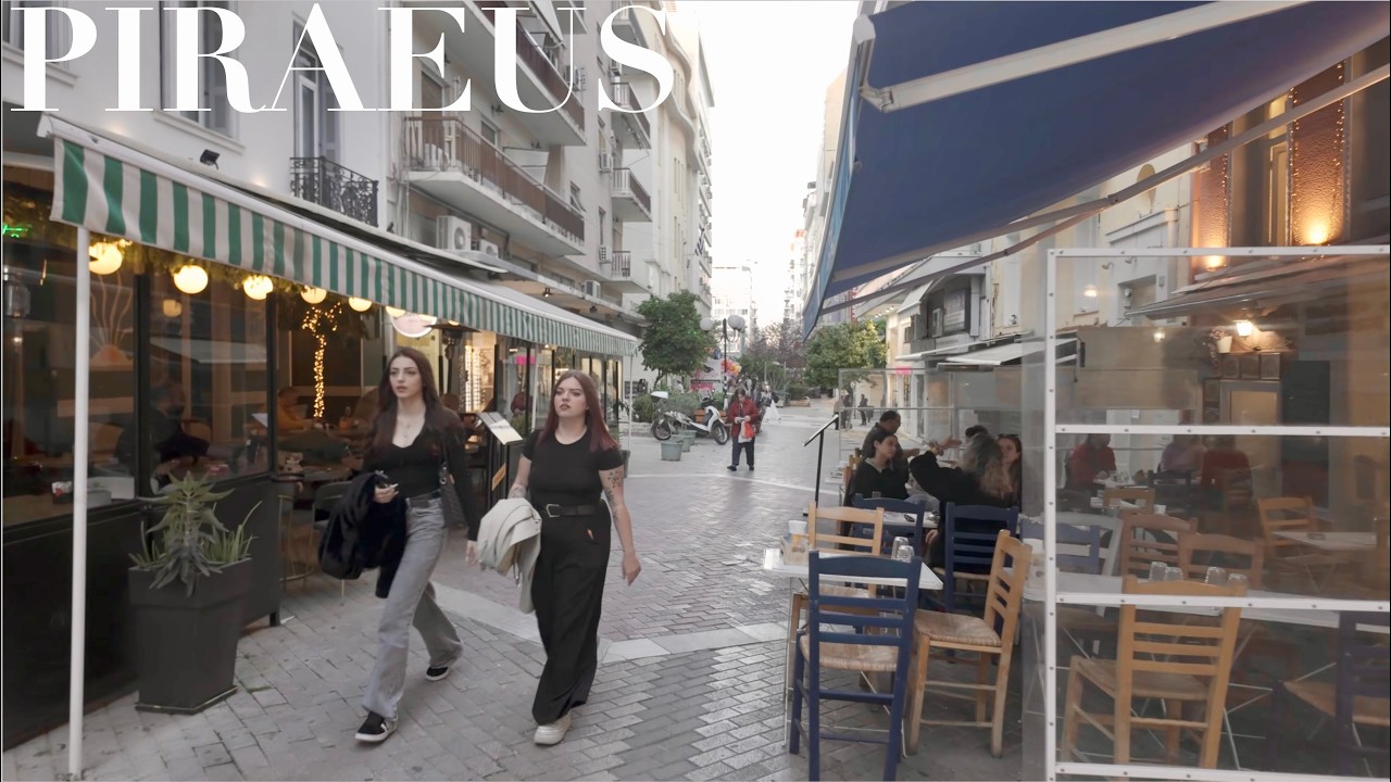 Evening Stroll in Piraeus 🇬🇷: From Neoclassical Streets to Zea Marina’s Nightlife
