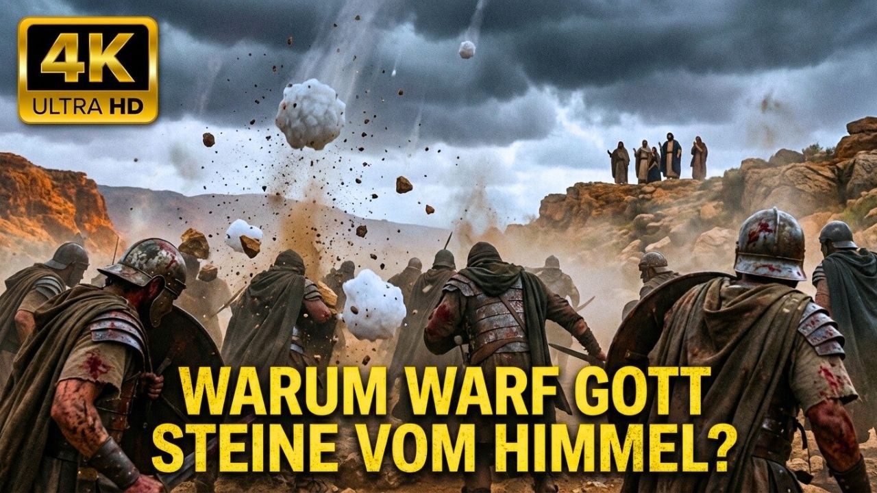 WARUM WARF GOTT RIESIGE STEINE VOM HIMMEL UND TÖTETE MEHR FEINDE ALS DIE SCHWERTER ISRAELS?