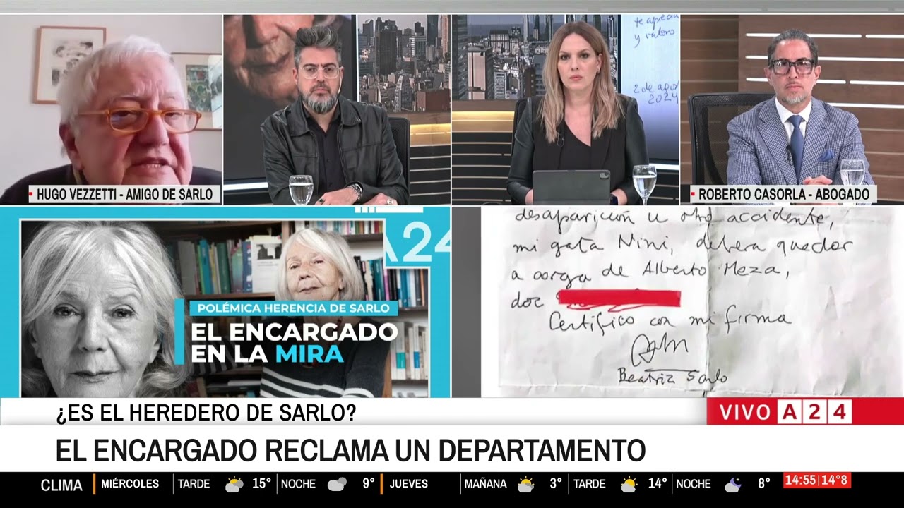 📢 BEATRIZ SARLO: EL ENCARGADO, EL HEREDERO MENOS PENSADO